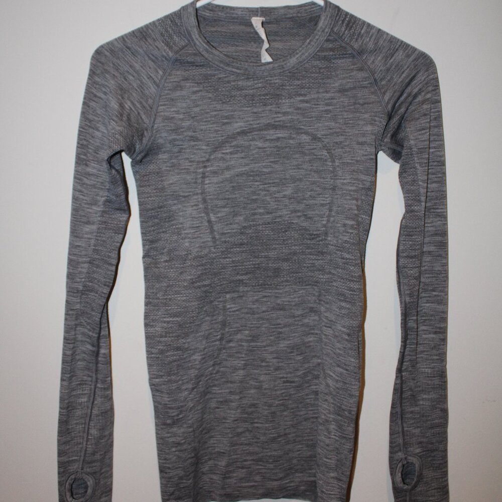 Grey Lululemon Long Sleeve